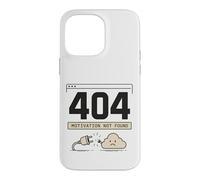 404 Motivation Not Found Retro Internet Humour Coque pour iPhone 14 Pro Max
