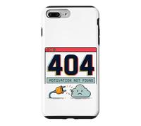 404 Motivation Not Found Retro Internet Humour Coque pour iPhone 7 Plus/8 Plus