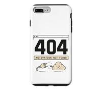 404 Motivation Not Found Retro Internet Humour Coque pour iPhone 7 Plus/8 Plus