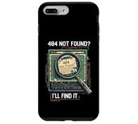 404 Not Found I'll Find It Coder Programmer Tech Humor Coque pour iPhone 7 Plus/8 Plus