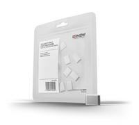 [40439] LINDY Bloqueurs de port USB Type C, blanc, 10 pièces