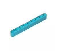 40490 Brique avec Trou Poutre Technic 1x9 Épaisse 50 Pièces GDS-666 Compatible avec Lego Briques de Construction Couleur:Azzurro Medio 322