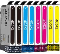 405 XL Cartouches d'encre compatibles avec Epson 405 405XL Multipack (8er-Pack),pour Workforce Pro WF-3820DWF,WF-4830DTWF,WF-4820DWF,Workforce WF-7310DTW,WF-7830DTWF,WF-7840DTWF