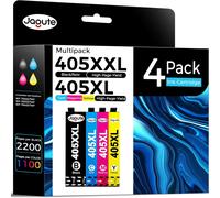 405Xxl 405Xl Multipack Ink Cartridge Compatible With 405 Xl 405Xxl For Workforce Wf-7830Dtwf Workforce Wf-7835Dtwf Workforce Wf-7840Dtwf Printer (Pack Of 4)