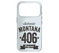 406 Montana Code régional en Vieilli Authentique Coque pour iPhone 17 Pro