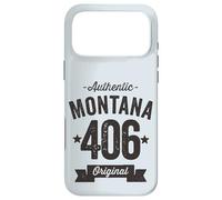 406 Montana Code régional en Vieilli Authentique Coque pour iPhone 17 Pro Max