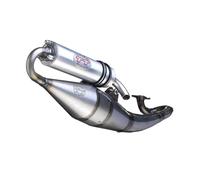 LeoVince Pot d'échappement Hand Made TT Ref.4065 Homologué Aprilia SR 50 2012-2020 Argenté Neuf