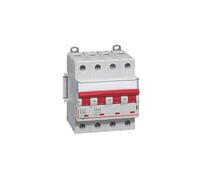 406544 Interrupteur sectionneur tétrapolaire 4P - 63A - 4 modules - Auxiliarisable - Legrand DX³-IS