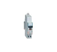 406875 Disjoncteur Legrand 1A unipolaire + neutre DX3 - courbe C - 4,5/6kA - AUTO+VIS - 1 module