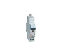 406878 Disjoncteur Legrand 4A unipolaire + neutre DX3 - courbe C - 4,5/6kA - AUTO+VIS - 1 module