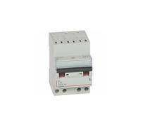 406917 Disjoncteur tétrapolaire 10A - 4P Courbe C - 4,5/6kA - Automatique et vis - Legrand DX3