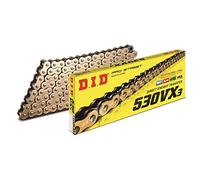 40700083 - CHAINE DE TRANMISSION 530 VX3 OR/NOIR 108 MAILLONS