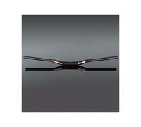 Renthal Guidon aluminium Fatbar Ø35 800 mm réhausse 20 mm Noir M157-01-BK