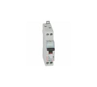 407695 Disjoncteur unipolaire + neutre 4A - 1P+N Courbe C - 6/10kA - À vis - Legrand DX3