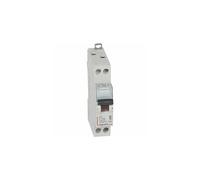 407702 Disjoncteur Unipolaire + Neutre 25a - 1p+n Courbe C - 6/10ka - à Vis - Legrand Dx3