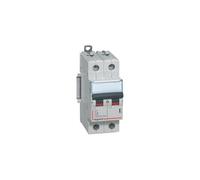 407780 Disjoncteur bipolaire 6A - 2P Courbe C - 6/10kA - À vis - Legrand DX3