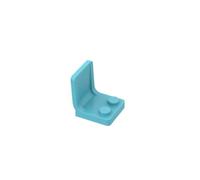 4079 Ornement Siège/Chaise 2x2, 50 Pièces GDS-1308-compatible avec Lego Briques de Construction, Couleur:Azzurro Medio 322
