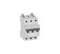 Legrand Disjoncteur tripolaire DX3 408060 – 20 A 3P Courbe D 6/10 kA À vis