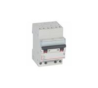 408133 Disjoncteur tétrapolaire 16A - 4P Courbe D - 6/10kA - Automatique et vis - Legrand DX3