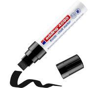 4090 Marqueur Craie Liquide-Noir-1 Feutre Craie Liquide-Pointe Biseautée 4-15 Mm-Feutre Craie Effacable Pour Écrire Sur Les Vitres,Le Verre-Feutre Craie Ardoise Aux Couleurs Opaques