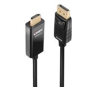 [40927] LINDY Câble actif DisplayPort vers HDMI avec HDR, 3m
