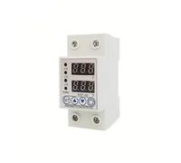 40A/63A/80A/100A Din Rail Dual Display Adjustable Intelligent Over Voltage Current And Under Voltage Device Protector Relay NWPNLXEA(63A)