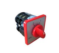 40A 7.5kw 380V 2 Pole Two Position Rotary Cam Changeover Switch Red HZ5-40/7.5 L02