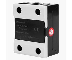 40A DC 0~10V - Relais à Semi-conducteurs AC ~ 250V, Relais Ignifuge BERM BRM-40VD