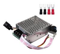 40A PWM DC Motor Speed Controller, DC 10V-55V High Power Brush Motor Stepless Speed Regulator, 12V, 24V, 36V, 48V System