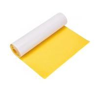 40cm*200cm Self-adhesive Felt Fabric Rolls Sticky Non-woven Interlining Fabrics for Sound Insulation DIY Car Decor 1mm Thickness pour la couture et le bricolage(Yellow)