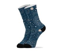 40Cm Chaussettes Doux Chaussettes Femme Respirantes Chaussette Homme Astrologie Soleil Lune Cosmos Pour Trekking Ado Quotidien