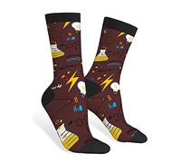 40Cm Chaussettes Femme Doux Chaussettes Drole Cushioned Chaussette Leçon De Sciences Pour Entraînements Ado Bureau