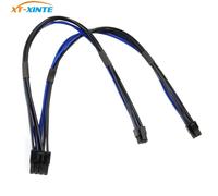 40cm Double Mini PCI-E 6Pin 6P à la norme PCIE 8Pin 8P câble d'alimentation de cordon de carte graphique vidéo pour Apple Mac G5 pour accessoires Mac Pro