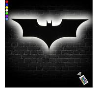 40cm LED applique sans fil télécommande changement de couleur bat Wing light