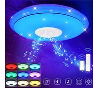 40cm LED RGB Musique Plafonnier Bluetooth APP/Contrôle à distance Cuisine Chambre Salle de bains - 110-220V + WIFI