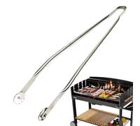 40cm Pince A Barbecue A Roulette - Pinces En Métal Pour Barbecue, Pince Barbecue Longue, Pince Retourne Saucisse, Pince Cuisine Inox, Pinces À Steak Polyvalentes, Pince À Grillade, Pince A Barbecue