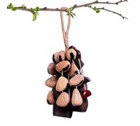 40cm Wind Chimes for Outside Rustic Nut Shell Rattle Ornament, Chimes Wall
