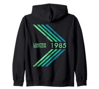 40e Anniversaire 1985 édition limitée Homme Femme Rayure Sportive Sweat à Capuche