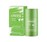 40g(A)$Green tea solid cleansing mask smearable mud mask shrink pores deep cleansing blackheads eggplant mask mud [jit stock]