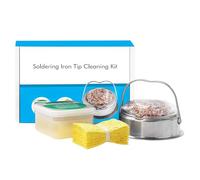 40g pâte à souder,1 Nettoyeur de pointe de fer à souder,10 Pièces Fer à Souder Éponge Nettoyant -Pour Braser kit
