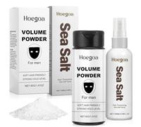 40g Poudre Volume Des Cheveux et 100ml Sea Salt Spray, Homme et Femme Poudre Texturisante Cheveux, Volume et Texture, Matte Poudre Pour Relever Les Racines Des Cheveux