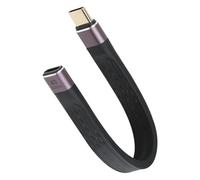 40Gbps Rallonge USB C 100W Câble d'Extension USB 4.0 avec Thunderbolt 3, Type C Mâle à Femelle Prolongateur Cable Vidéo 4K 60Hz Data Cable Compatible avec iPhone 16/15 MacBook iPad Galaxy S24 S23