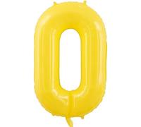 40Inch Balloon Number 0 Yellow, 0123456789,10-19,20-25,30,40,50,60,70,80,90 Balloon 0. Birthday Party Foil Age Balloon, Digital Balloon 0 Party Decoration Support Helium