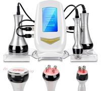 40K Corps Amincissant Cavitation Machine Appareil Anti Cellulite, 3 En 1 Lipocavitation Radiofréquence Visage et Corps Entier Masseur Appareil Multipolaire pour l'abdomen Fesses et les Cuisses