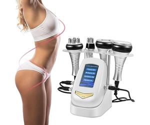 40K Corps Amincissant Machine, 4 en 1 Machine à Cavitation par Radiofréquence Lipocavitation Radiofrequence Visage et Corps Entier Masseur pour Le Visage,l'abdomen,Les Fesses et Les Cuisses,Les Soins