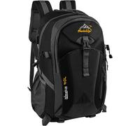 40l Hiking Backpack Men Women Waterproof Lightweight Large Backpack With Usb Charging Port And Reflective Strips For Hiking Cycling Mountaineering Black L