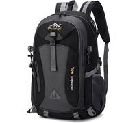 40l Large Volume Multifunctional Backpack,Hiking Backpack For Men And Women,School/Trekking/Hiking/Camping/Travel/Fishing/Climbing/Mountaineering Or Daily Use,Black,One Size