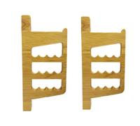 40MAX Support Mural de tir à l'arc, Porte - Archet et Porte - flèche, Rangement Mural d'archet pour Arc Courbe Arc Long Traditionnel - Support de Suspension d'affichage de flèche (matériau chêne)