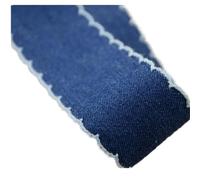 40mm 25mm 1.5" 1" Denim Fabric Ribbons Handmade Tape Sewing Crafts Materials DIY Bows Hair Accessories(B,25mm)