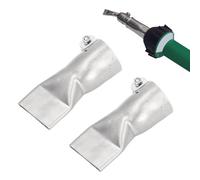 40mm Buse de Pistolet Thermique, 2pcs Pistolet à Air Chaud Buse de Soudage, Pistolet à Air Chaud Buse Remplacement pour PVC Feuille de Plastique Soudeur Bouche Accessoires de